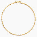 Thin Twisted Bracelet In 14k Yellow Gold